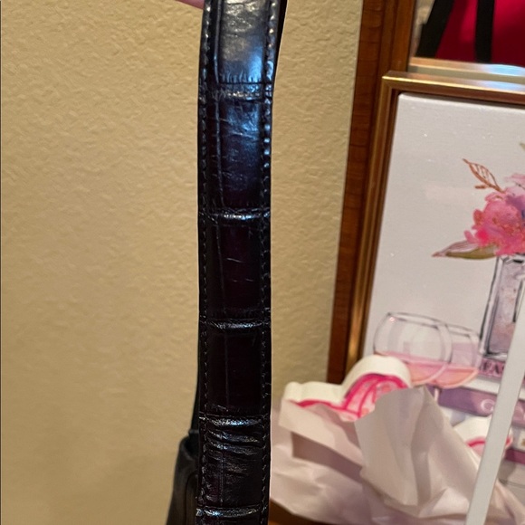 Brighton Black Leather Shoulder Bag - Picture 6 of 6